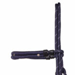 Browband detail rope halter set navy QHP multifunctional