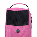 Mesh-Einsatz Detail QHP Boot Bag Pink