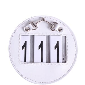 Numéro de départ QHP Ricki blanc/argent