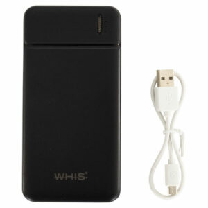 WHIS Power Bank Fast Charge met kabel