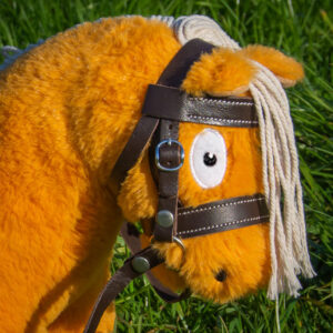 Premium hoofdstel Crafty Ponies donkerbruin