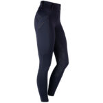 Vue latérale Legging d'équitation Horka Momentum bleu/or rose