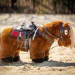 lifestyle foto Crafty Ponies Westernzadel Met Borsttuig