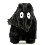 Voorzijde Lifestyle Crafty Ponies paardenknuffel zwart met zwarte manen
