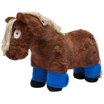 Sfeerfoto blauwe Crafty Ponies bandages fleece