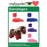 Insturctieboekje fleece bandages Crafty Ponies Paars