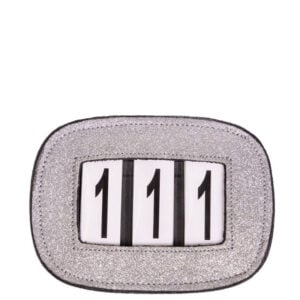 Nummernhalter QHP Shine Silver