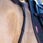 Lifestyle foto LeMieux Rubber Grip Continental teugels Zwart/Zilver