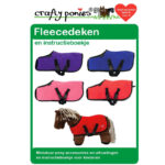 Instruction booklet Crafty Ponies blanket set Luxury Blue