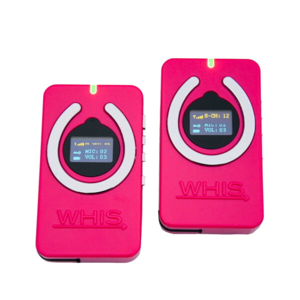 Zender en ontvanger WHIS Competition compleet roze