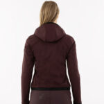 Achterzijde BR softshell jas Fien fudge