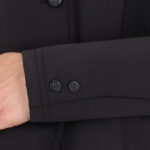Buttons on the sleeves of the QHP Jezebel Junior competition jacket