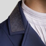 Detail kraag Montar Wedstrijdjas MoKately Navy