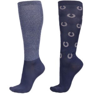 Reitsocken QHP Geschenkbox Herzlichen Glückwunsch 2 Paar