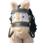 Vooraanzicht Crafty Ponies Advanced hoofdstel zwart
