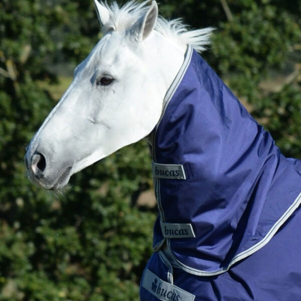 Detail halsstuk Bucas Atlantic Turnout Navy 200 grams