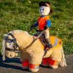 Crafty Ponies Hi Viz Reflectie Set met Ruiter Fluor Oranje