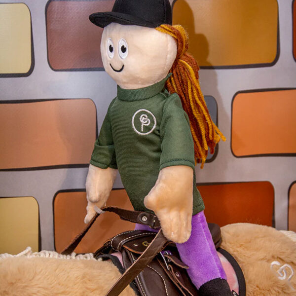 Onstructrice Iris Crafty Ponies op paard