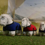 Sfeerfoto Crafty Ponies veulendeken Paars