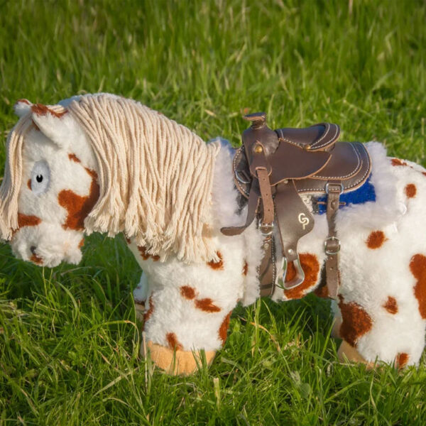 Lifestyle foto Zadelpad Crafty Ponies Western Blauw