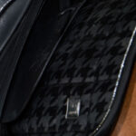 Dekje Eskadron Velvet Stamp close up zwart