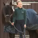 Sfeerfoto winterdeken Harry's Horse STOUT navy 200 grams