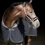 Detail voorsluiting zweetdeken Harry's Horse Cats