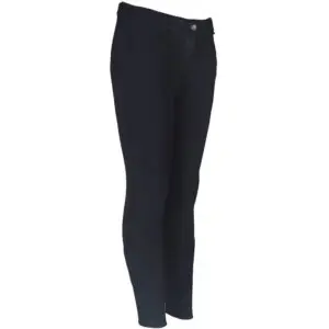 Horka rijbroek Annika kids zwart vooraanzicht