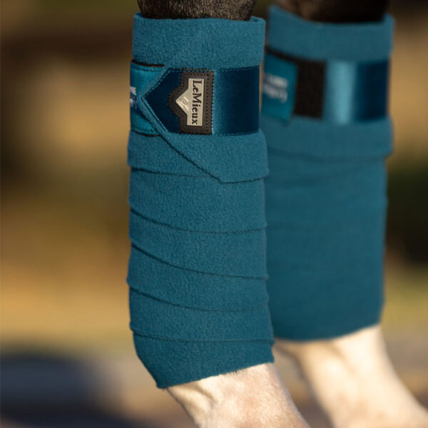 Detail foto bandages LeMieux Satin Loire Marine