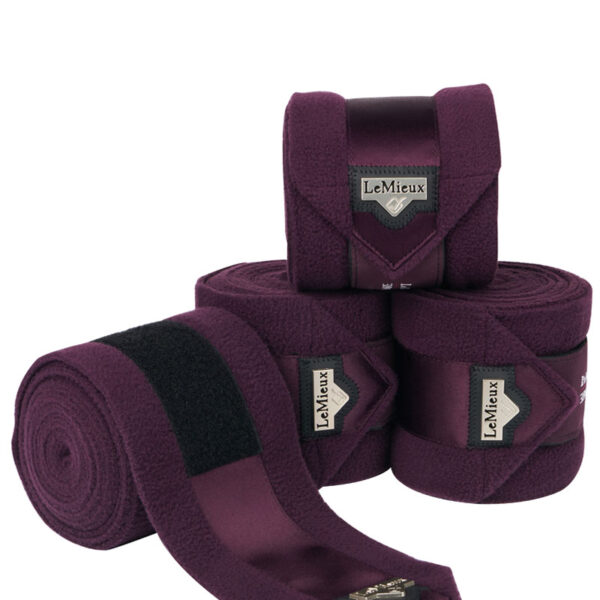 LeMieux bandages Loire Satin Fig