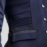 Detail klepzakjes Montar Wedstrijdjas MoKately Navy