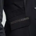 Detail klepzakjes Montar Wedstrijdjas MoKately kids Zwart