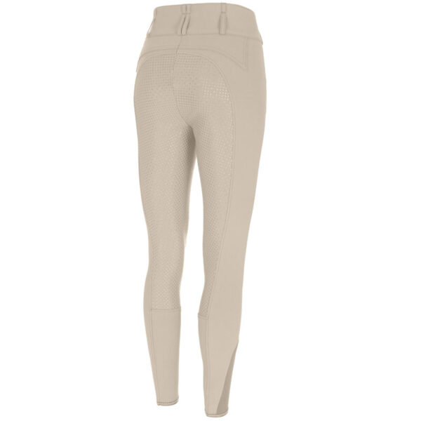 Rijbroek Pikeur Candela Grip Vanilla Cream achterzijde