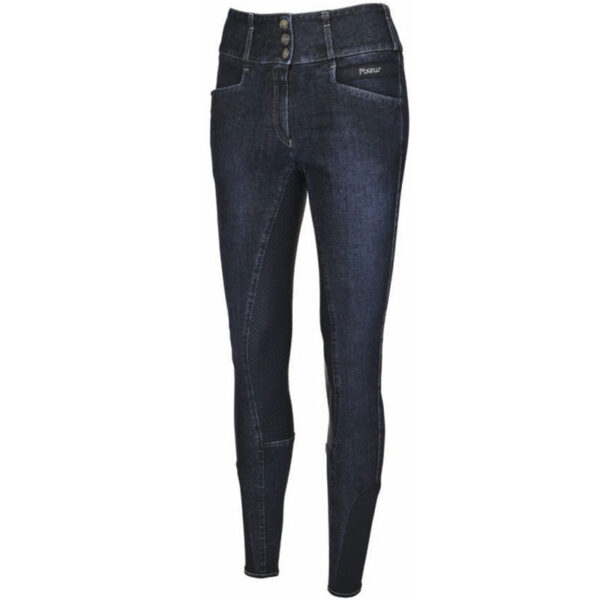 Pikeur Candela Jeans Grip blauw voorzijde