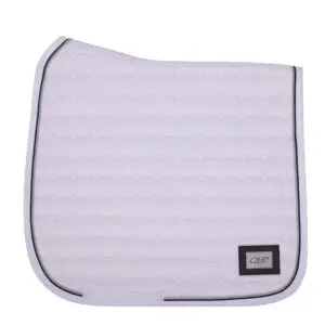 QHP dekje Glitz wit met zwart zijaanzicht