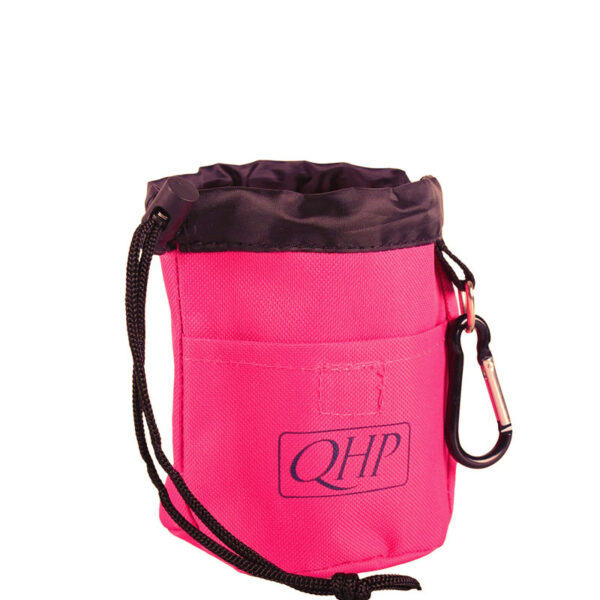 QHP tas voor paardensnoepjes Fuchsia