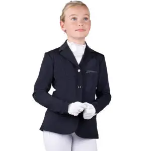 QHP wedstrijdjas Kae Junior zwart