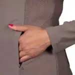 Mesh detail wedstrijdjas QHP Noven beige