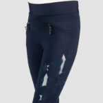Sterren opdruk Red Horse Rijlegging Khloe Full Grip Kids blauw