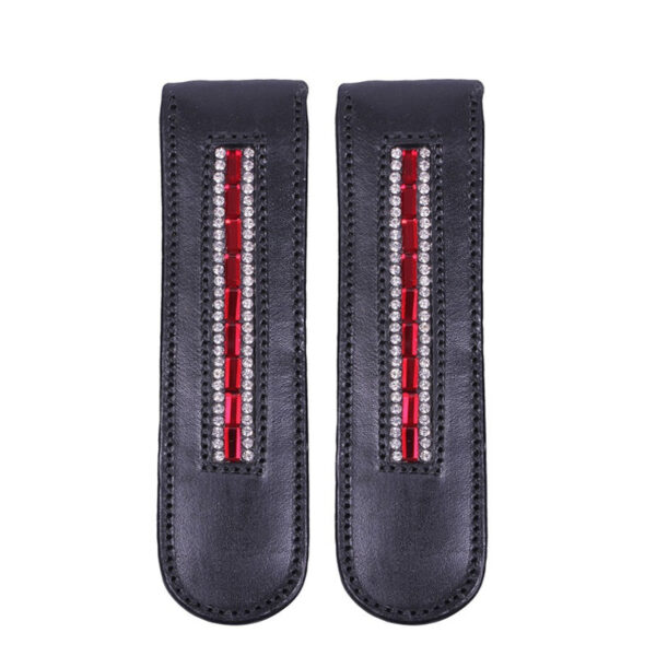 QHP Laarzenclips Britney Zwart/Rood