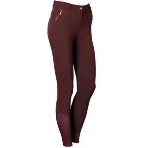 Harry's Horse Rijbroek Denici Cavalli Maroon Full Grip Bordeaux