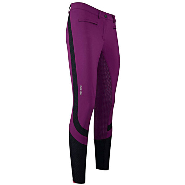 Euro-Star Rijbroek Bess Full Grip Dark Purple