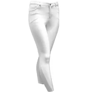 Montar Rijbroek Borduursel Full Kids Wit