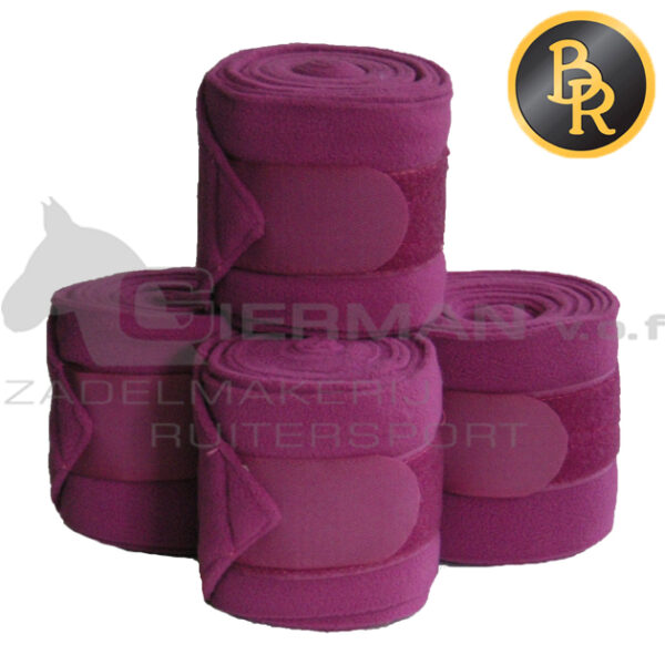 BR Fleece Bandages Chamonix Fuchsia