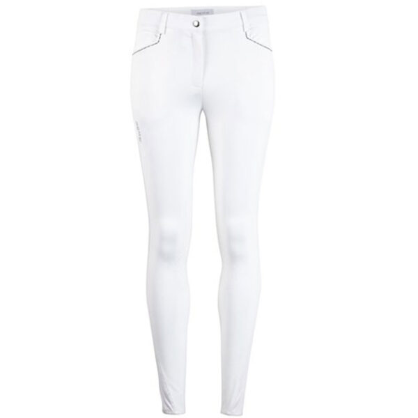Montar Rijbroek Bling Full Grip Kids Wit