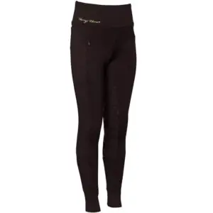 Harry's Horse Equitights Kayla Kids Black Bean
