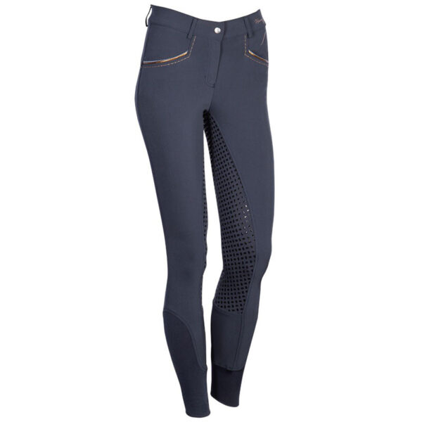 Harry's Horse Rijbroek Denici Cavalli Rosegold Full Grip Kids Navy