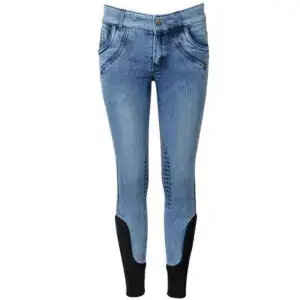 Harry's Horse Rijbroek STOUT Blue Grip Kids Navy