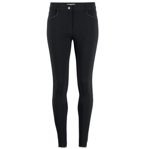 Montar Rijbroek Bling Full Grip Kids Zwart