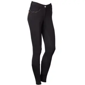 Harry's Horse Rijbroek Denici Cavalli Full Grip Kids Zwart/Rose Goud